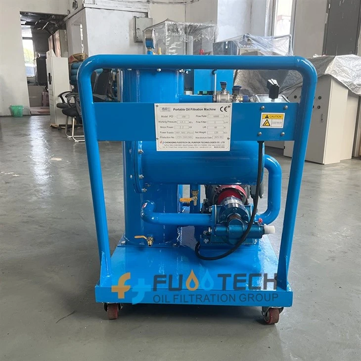 Portable oil filter